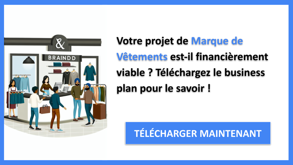 Exemple Business Plan pour Marque de Vêtements - Marque de Vêtements Plan financier Exemple- CTA1