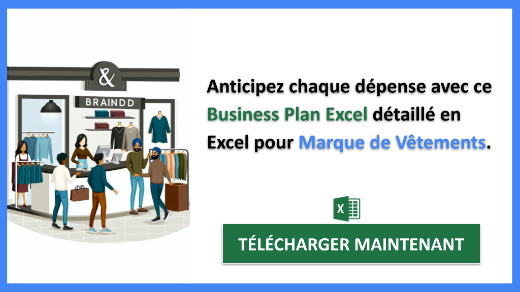 Exemple Business Plan pour Marque de Vêtements - Marque de Vêtements Plan financier Exemple- CTA2