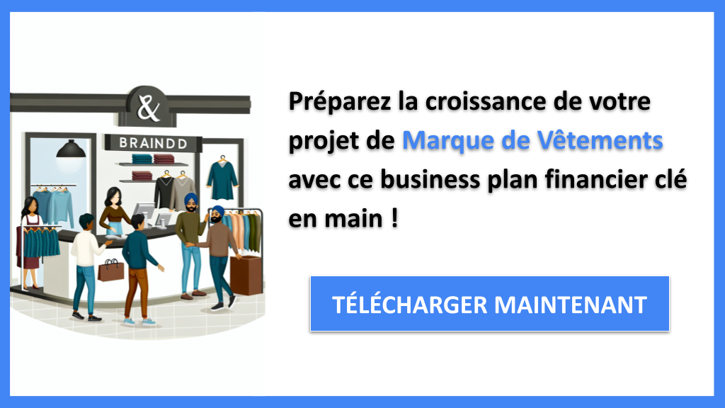 Exemple Business Plan pour Marque de Vêtements - Marque de Vêtements Plan financier Exemple- CTA3