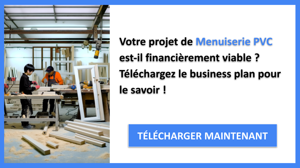 Exemple Business Plan pour Menuiserie PVC - Menuiserie PVC Plan financier Exemple- CTA1
