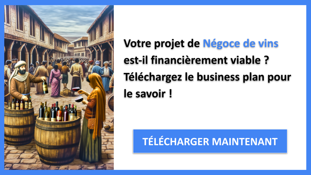 Exemple Business Plan pour Négoce de vins - Négoce de vins Plan financier Exemple- CTA1