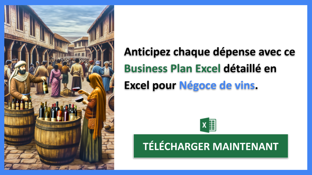 Exemple Business Plan pour Négoce de vins - Négoce de vins Plan financier Exemple- CTA2