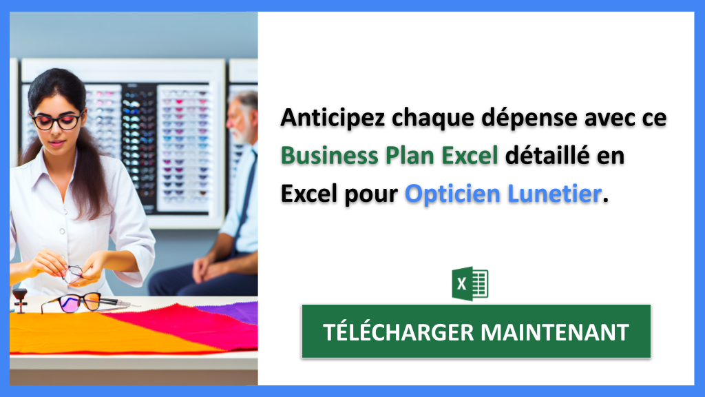 Plan financier pour opticien lunetier 7 Exemple Business Plan pour Opticien Lunetier - Opticien Lunetier Plan financier Exemple- CTA2