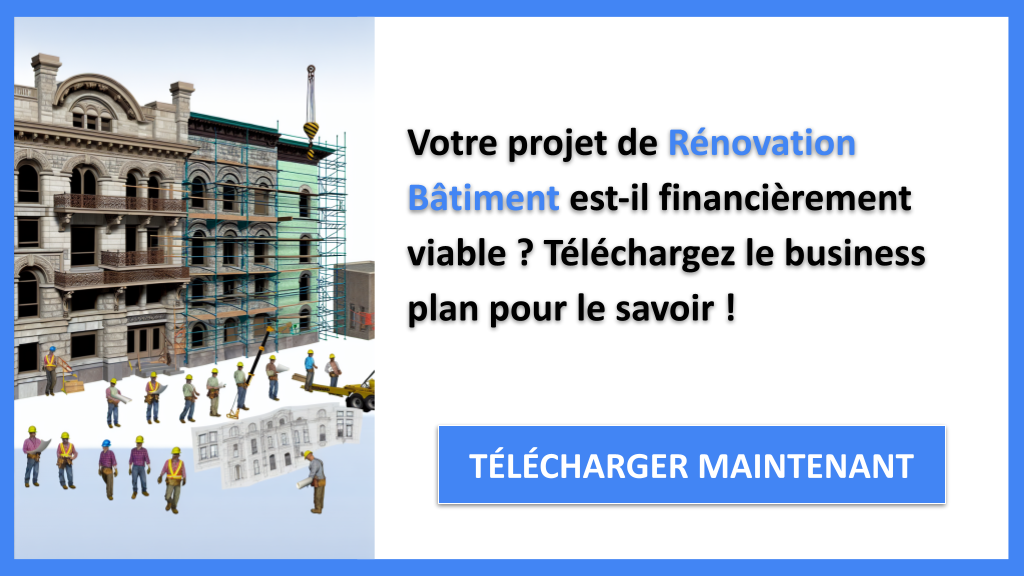 Exemple Business Plan pour Rénovation Bâtiment - Rénovation Bâtiment Plan financier Exemple- CTA1