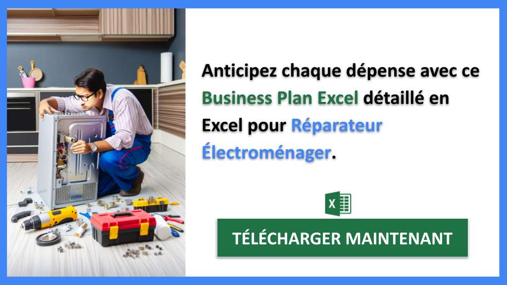 Exemple Business Plan pour Réparateur Électroménager - Réparateur Électroménager Plan financier Exemple- CTA2