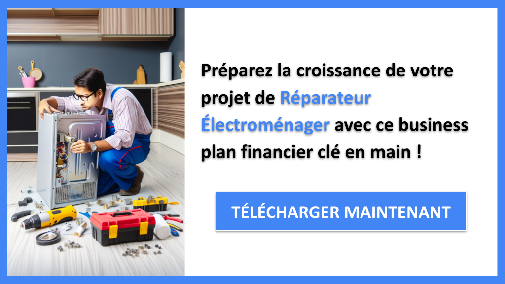 Exemple Business Plan pour Réparateur Électroménager - Réparateur Électroménager Plan financier Exemple- CTA3