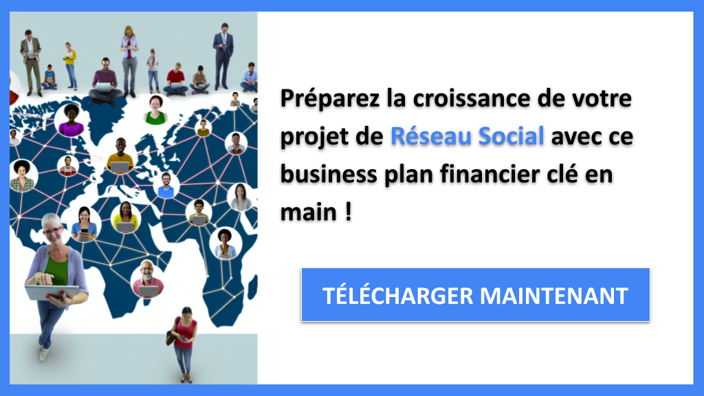 Exemple Business Plan pour Réseau Social - Réseau Social Plan financier Exemple- CTA3