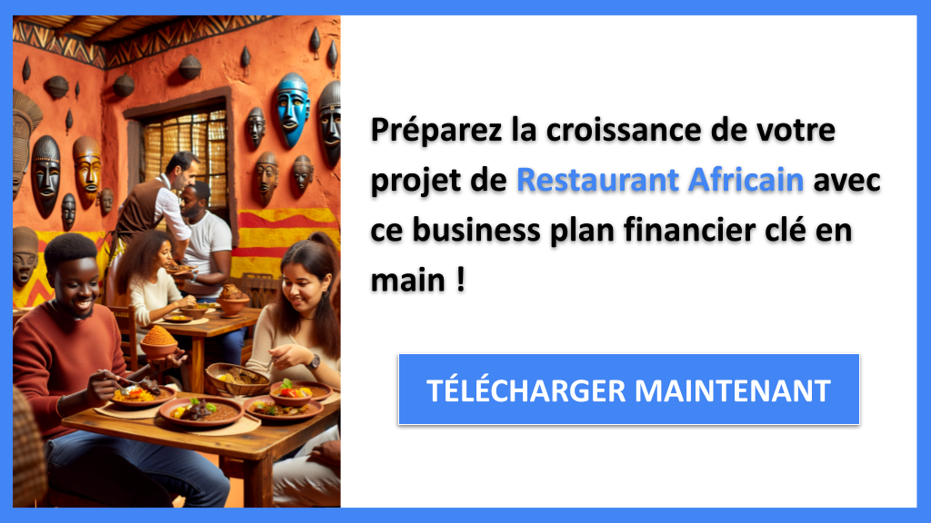 Exemple Business Plan pour Restaurant Africain - Restaurant Africain Plan financier Exemple- CTA3