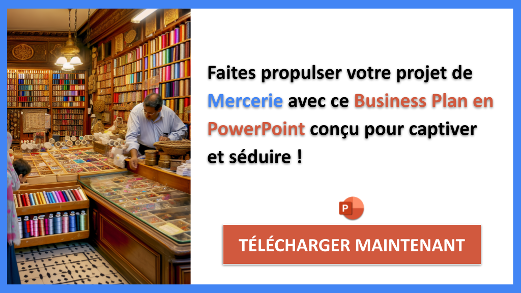 Exemple Business Plan pour Mercerie - Plan Marketing Mercerie- CTA3