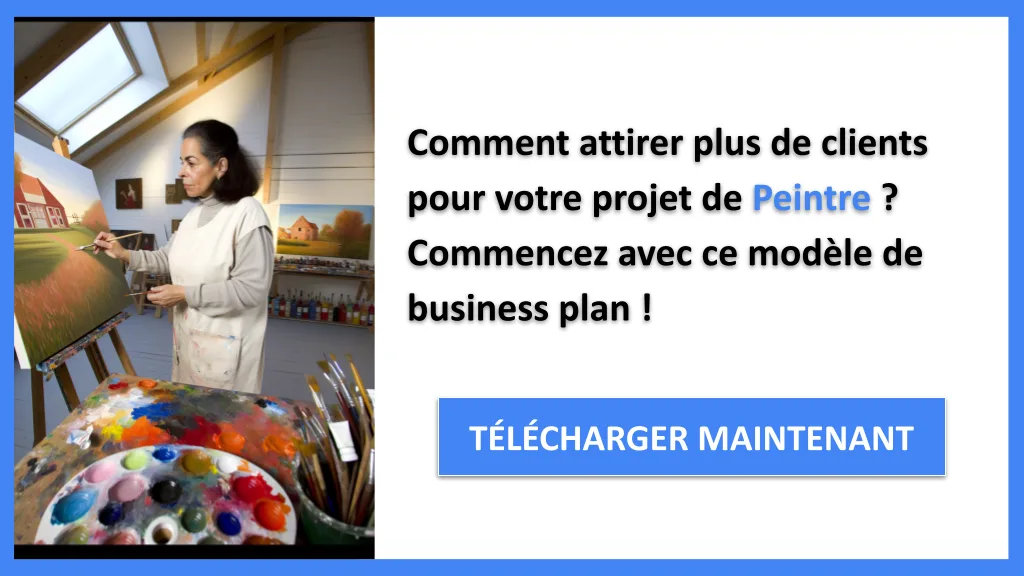 Exemple Business Plan pour Peintre - Plan Marketing Peintre- CTA1