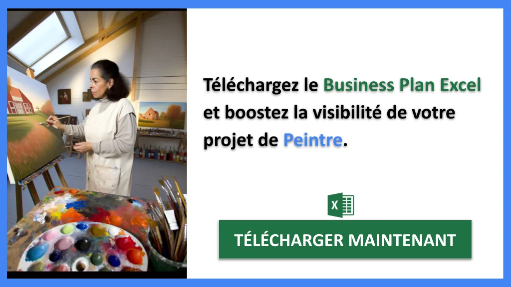 Exemple Business Plan pour Peintre - Plan Marketing Peintre- CTA2