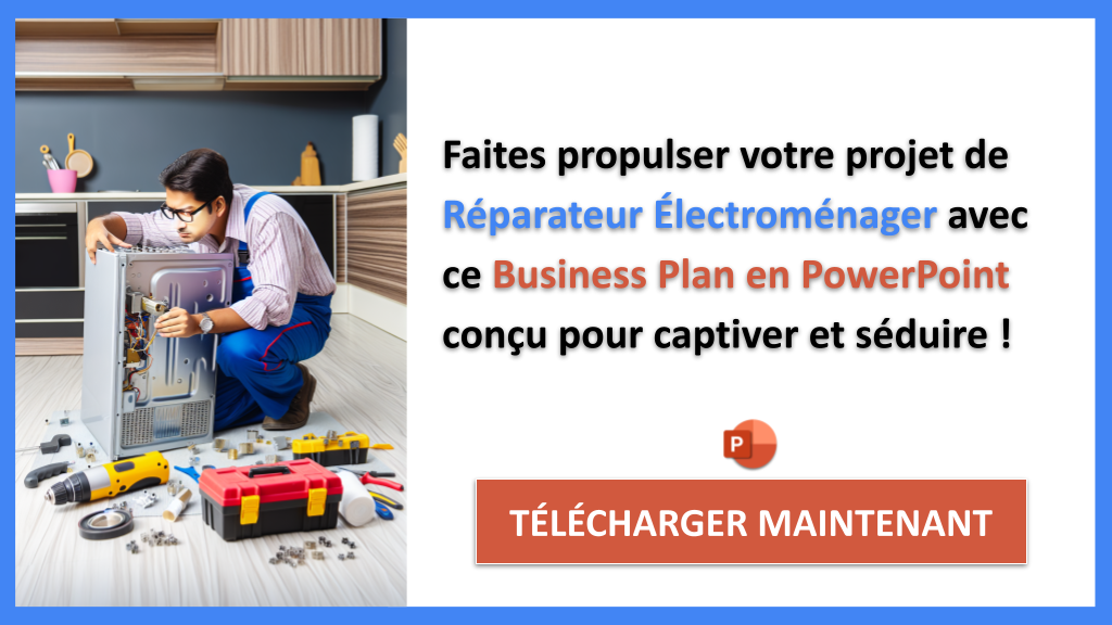 Exemple Business Plan pour Réparateur Électroménager - Plan Marketing Réparateur Électroménager- CTA3