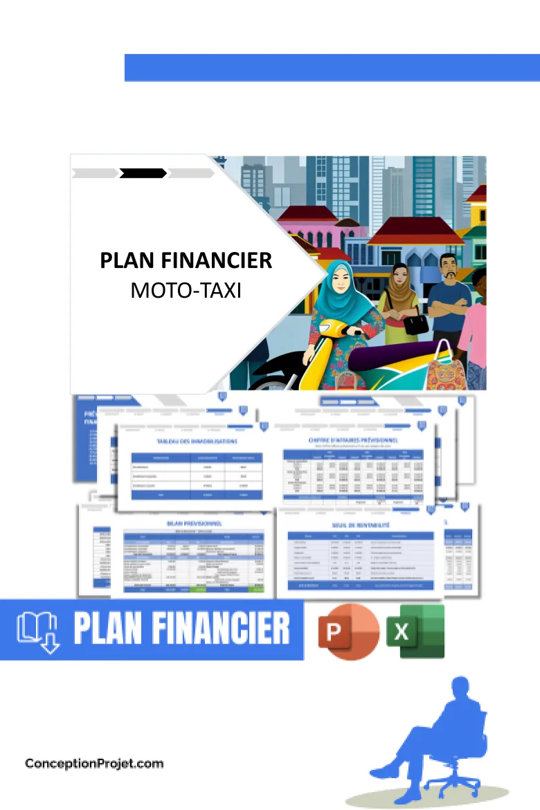 Plan financier pour Moto-taxi - Moto-taxi Revenus Rentabilité