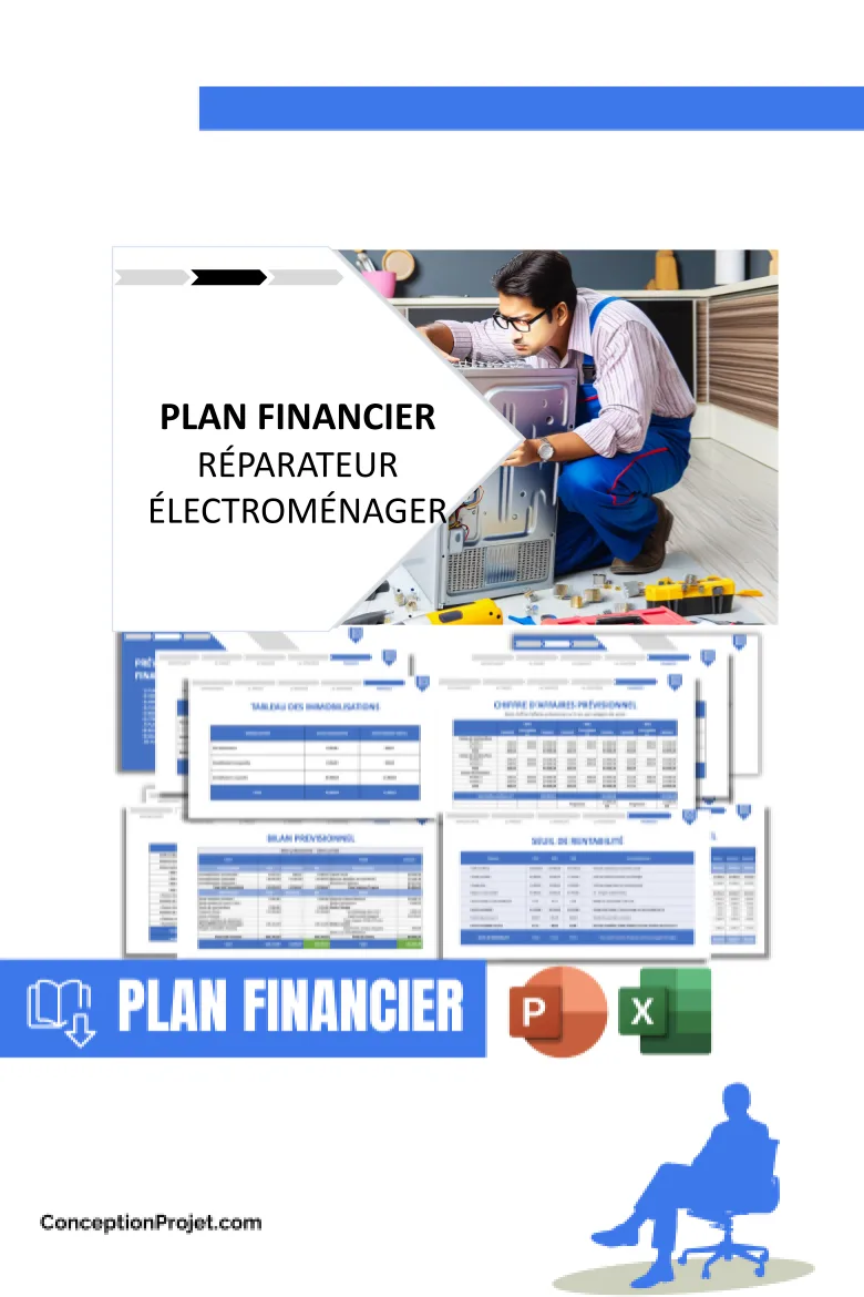 Business Plan Réparateur Électroménager 2026 : Exemple 5 Plan financier pour Réparateur Électroménager - Réparateur Électroménager Business Plan Exemple
