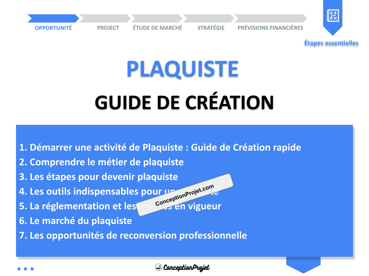 Démarrer une activité de Plaquiste : Guide de Création rapide Démarrer une activité de Plaquiste : Guide de Création rapide