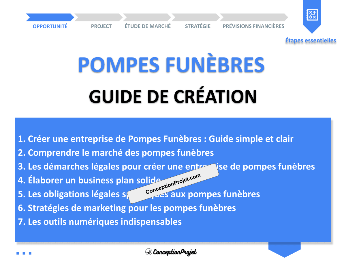 Créer une entreprise de Pompes Funèbres : Guide simple et clair Créer une entreprise de Pompes Funèbres : Guide simple et clair