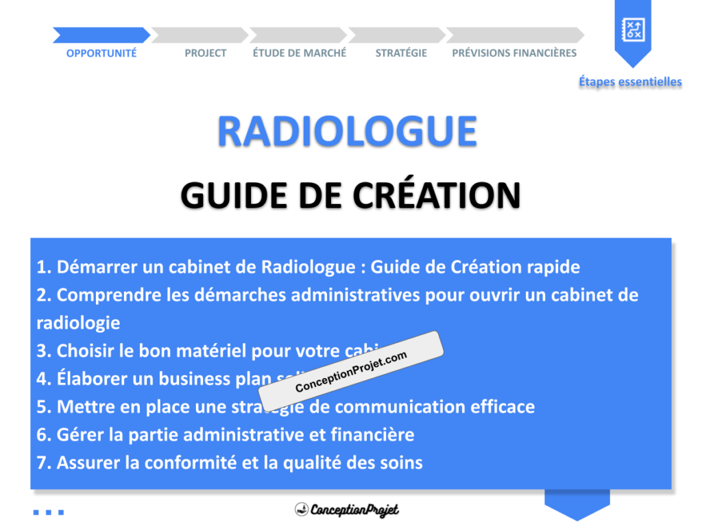 Radiologue Guide de Creation Cover