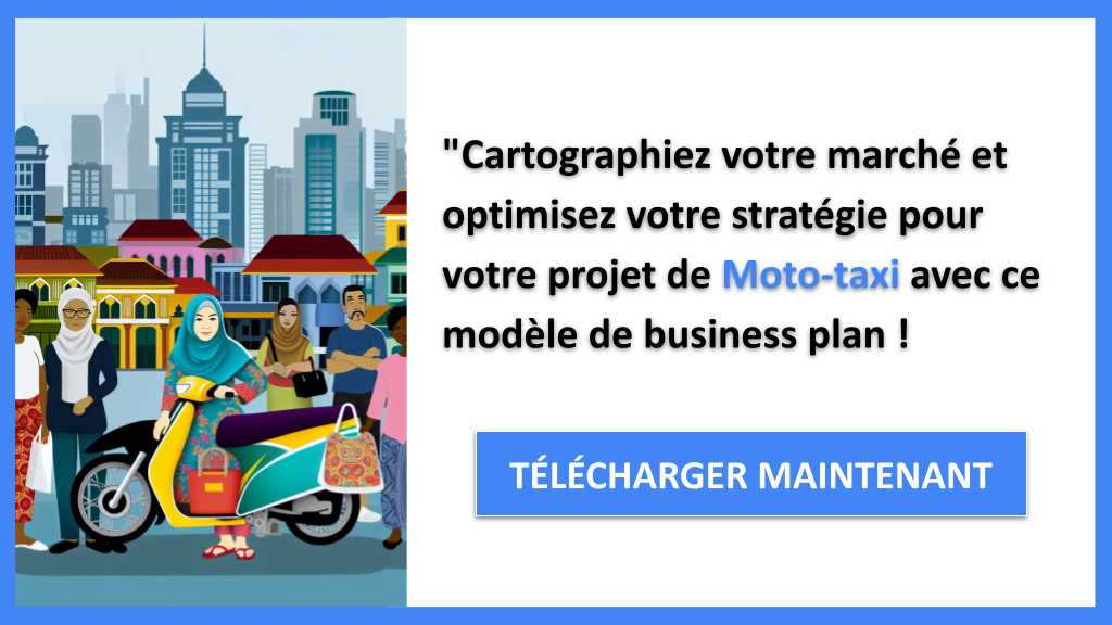 Exemple Business Plan pour Moto-taxi - Segments Clients Moto-taxi- CTA3