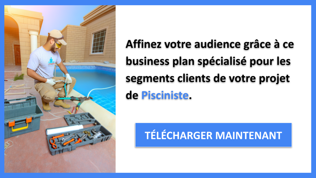 Exemple Business Plan pour Pisciniste - Segments Clients Pisciniste- CTA2