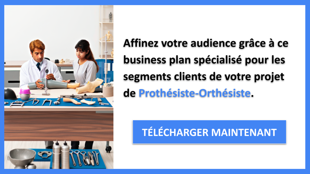 Exemple Business Plan pour Prothésiste-Orthésiste - Segments Clients Prothésiste-Orthésiste- CTA2