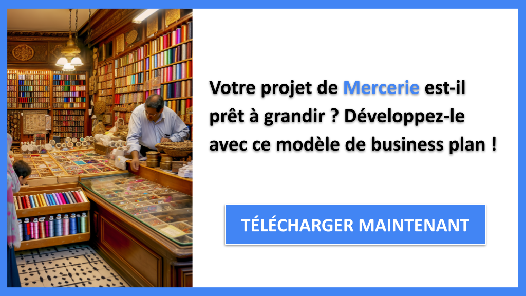 Exemple Business Plan pour Mercerie - Stratégies de Croissance Mercerie- CTA1