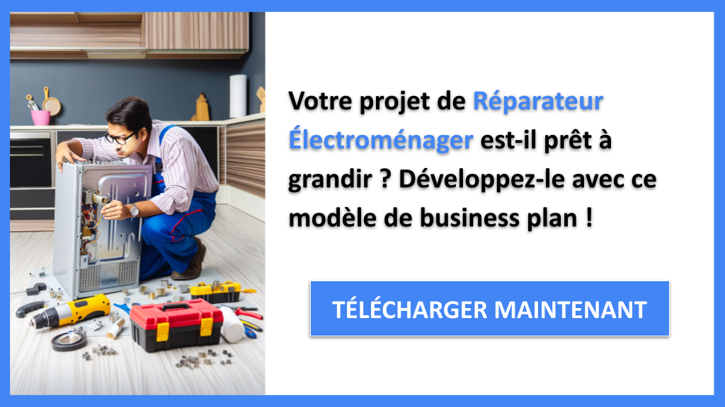 Exemple Business Plan pour Réparateur Électroménager - Stratégies de Croissance Réparateur Électroménager- CTA1