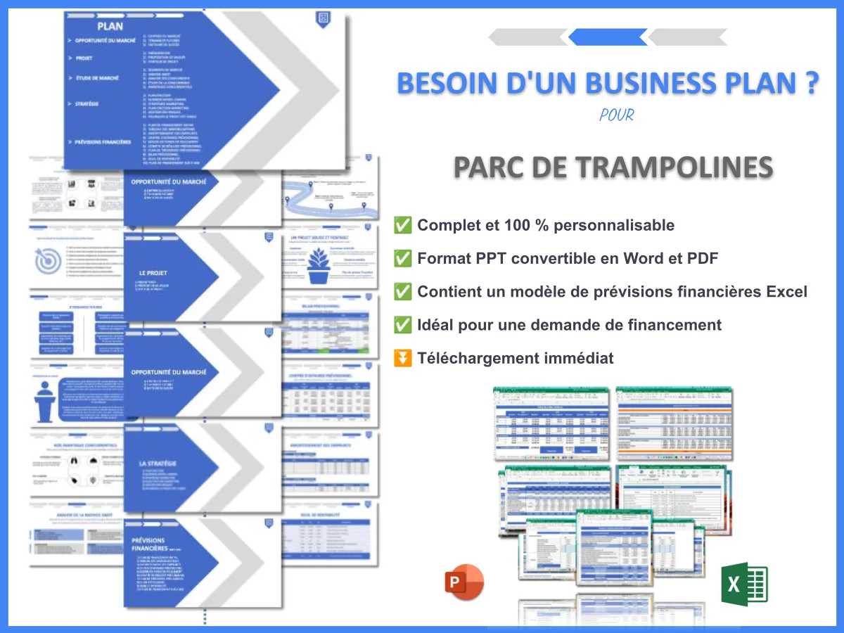 Besoin d'un business plan pour Parc de Trampolines - Stratégies de Croissance Parc de Trampolines