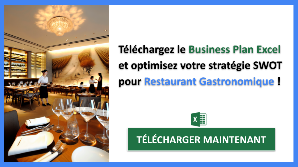 Exemple Business Plan pour Restaurant Gastronomique - Analyse SWOT Restaurant Gastronomique- CTA3