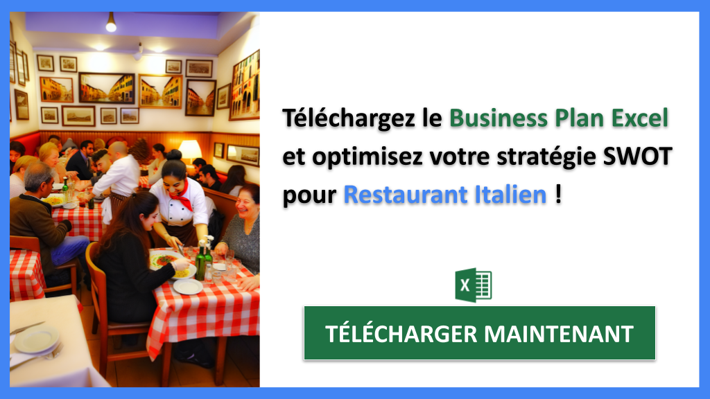 Exemple Business Plan pour Restaurant Italien - Analyse SWOT Restaurant Italien- CTA3