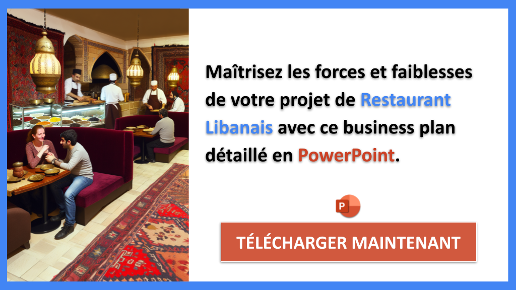 Exemple Business Plan pour Restaurant Libanais - Analyse SWOT Restaurant Libanais- CTA2
