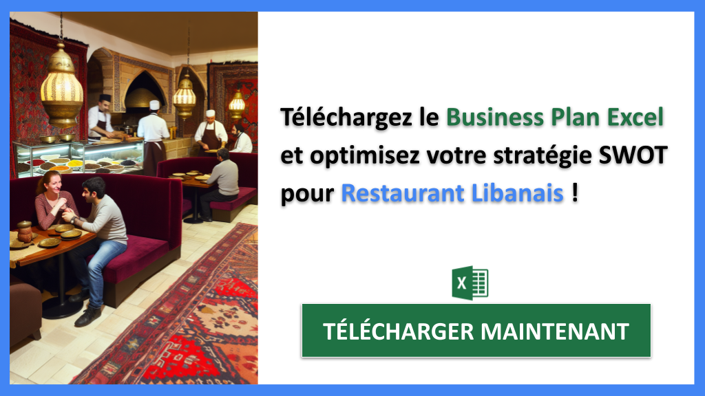 Exemple Business Plan pour Restaurant Libanais - Analyse SWOT Restaurant Libanais- CTA3