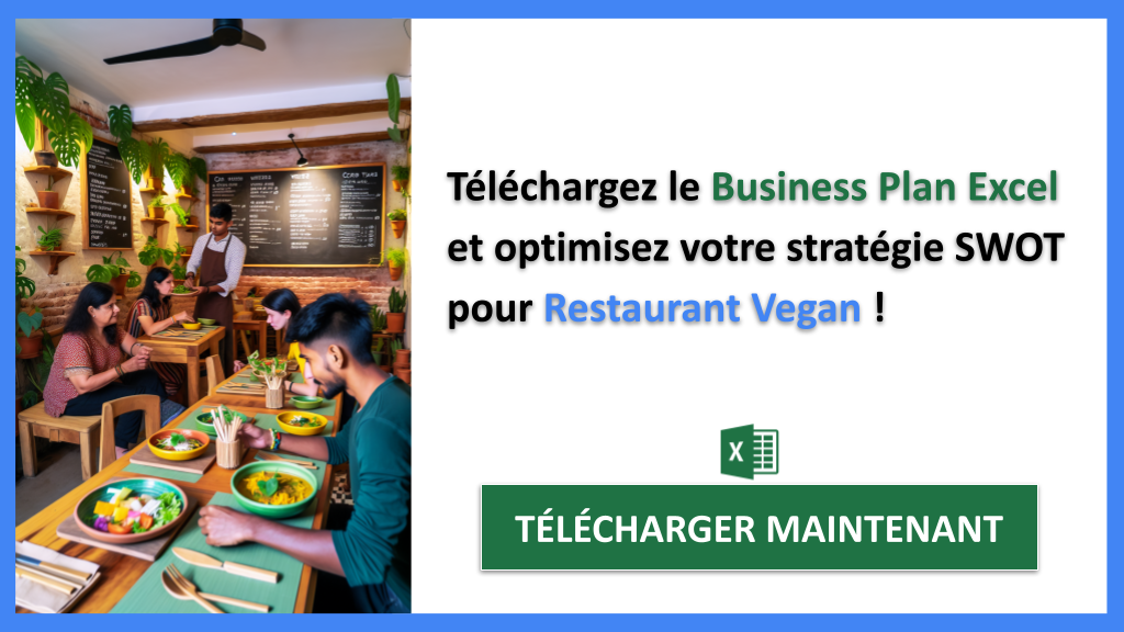 Exemple Business Plan pour Restaurant Vegan - Analyse SWOT Restaurant Vegan- CTA3
