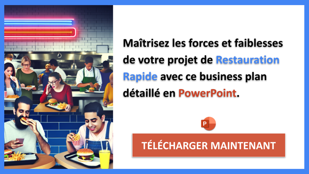 Exemple Business Plan pour Restauration Rapide - Analyse SWOT Restauration Rapide- CTA2