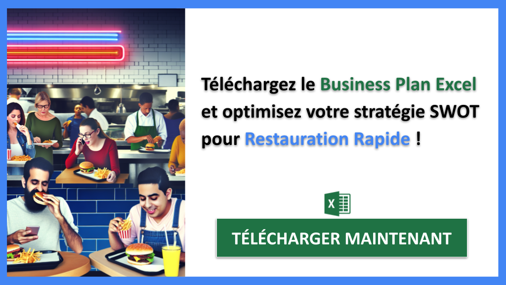 Exemple Business Plan pour Restauration Rapide - Analyse SWOT Restauration Rapide- CTA3