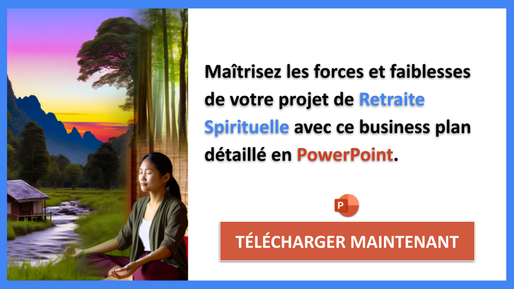 Exemple Business Plan pour Retraite Spirituelle - Analyse SWOT Retraite Spirituelle- CTA2