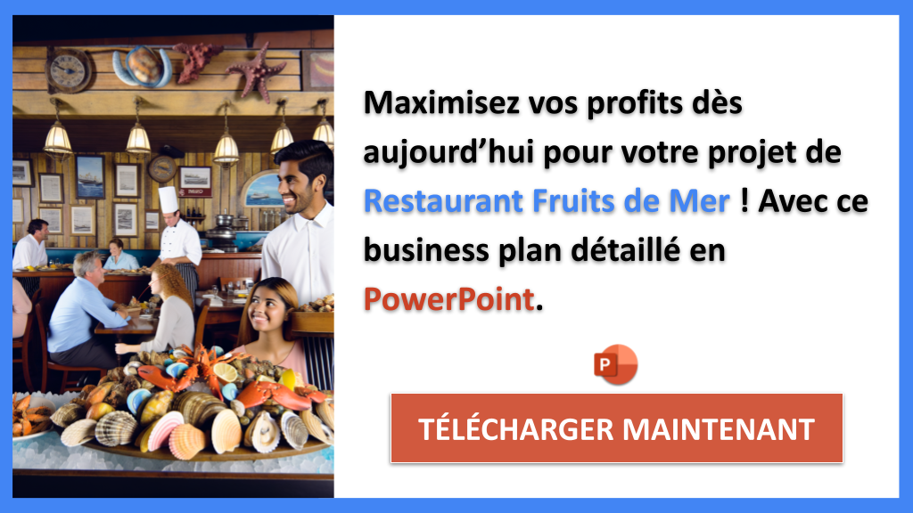 Exemple Business Plan pour Restaurant Fruits de Mer - Restaurant Fruits de Mer Revenus Rentabilité- CTA3
