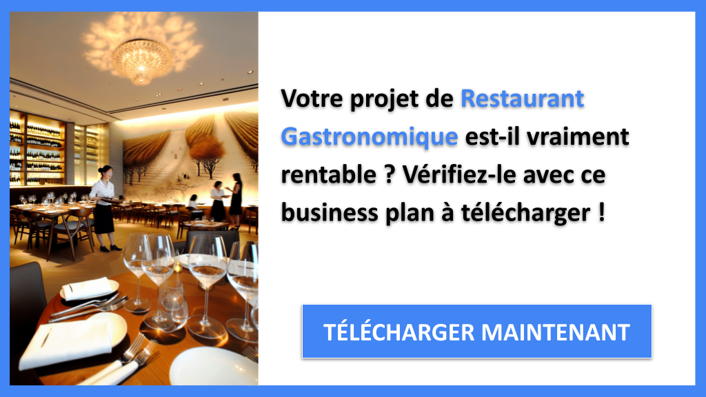 Exemple Business Plan pour Restaurant Gastronomique - Restaurant Gastronomique Revenus Rentabilité- CTA1