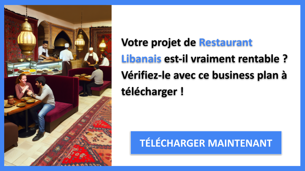 Exemple Business Plan pour Restaurant Libanais - Restaurant Libanais Revenus Rentabilité- CTA1