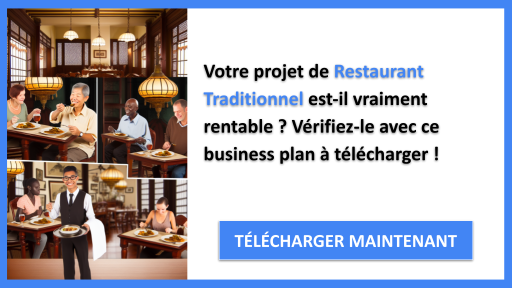 Exemple Business Plan pour Restaurant Traditionnel - Restaurant Traditionnel Revenus Rentabilité- CTA1
