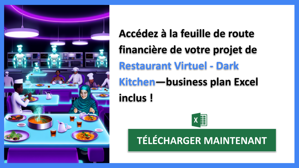 Dark kitchen : combien ça rapporte et à partir de quand être rentable ? 7 Exemple Business Plan pour Restaurant Virtuel - Dark Kitchen - Restaurant Virtuel - Dark Kitchen Revenus Rentabilité- CTA2