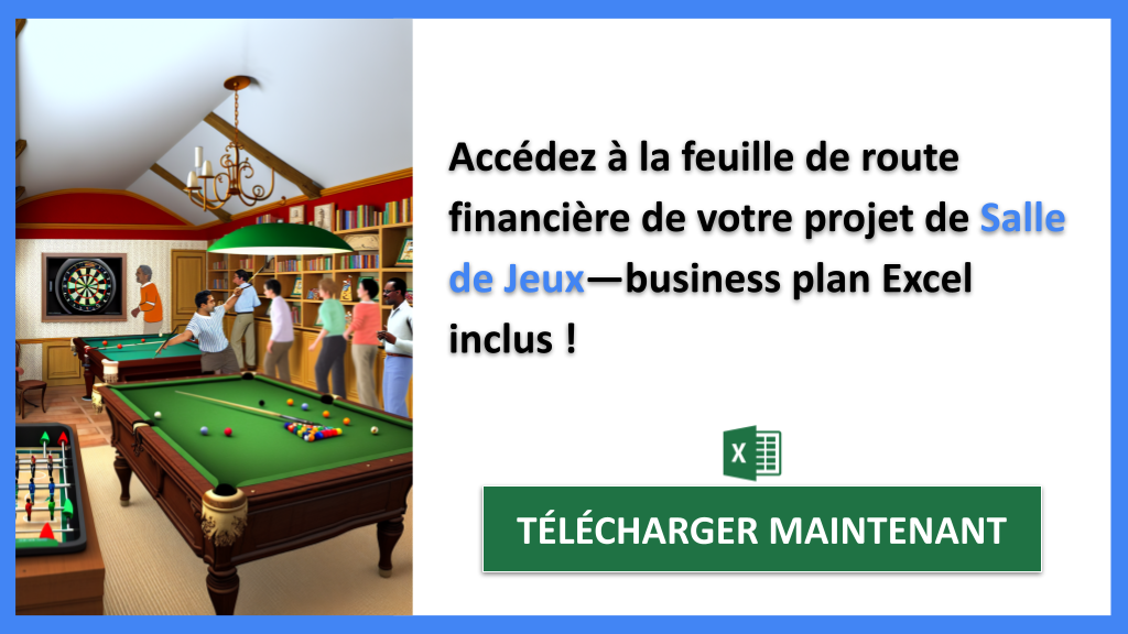 Exemple Business Plan pour Salle de Jeux - Salle de Jeux Revenus Rentabilité- CTA2