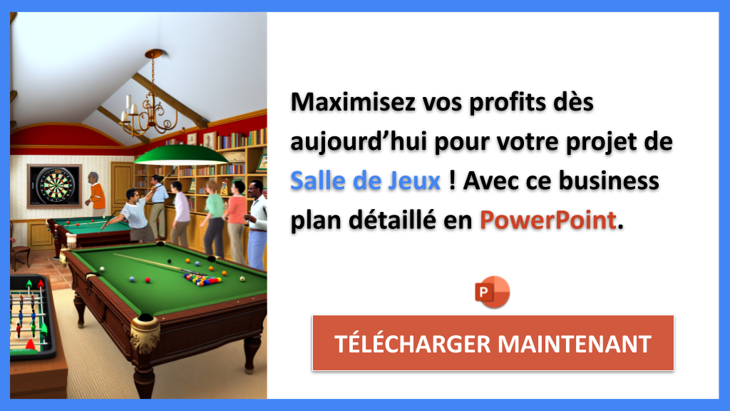 Exemple Business Plan pour Salle de Jeux - Salle de Jeux Revenus Rentabilité- CTA3