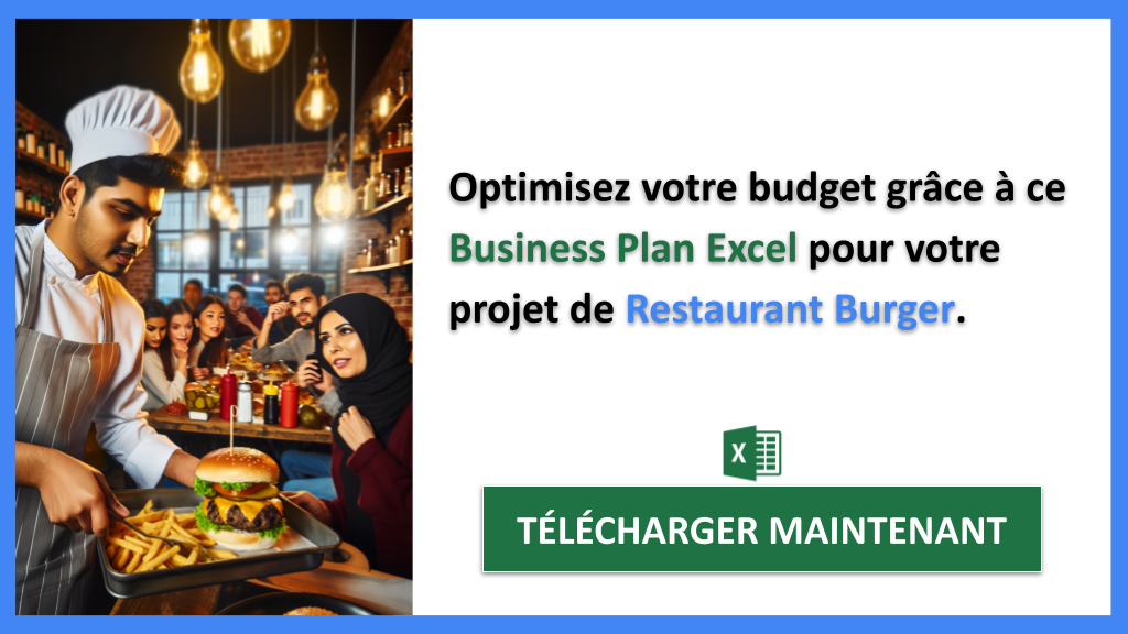 Exemple Business Plan pour Restaurant Burger - Coût Restaurant burger- CTA2