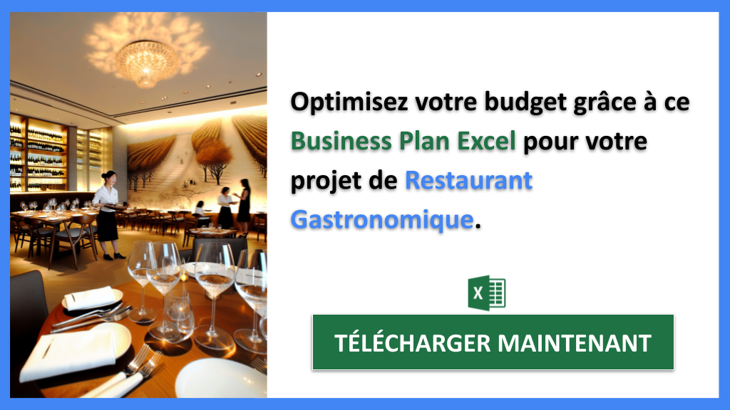 Exemple Business Plan pour Restaurant Gastronomique - Coût Restaurant gastronomique- CTA2