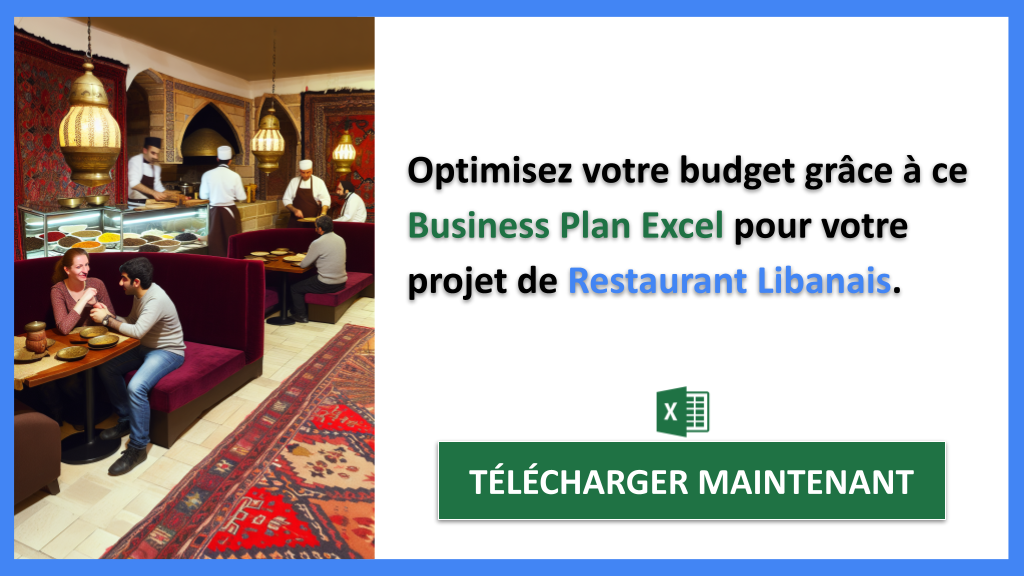 Exemple Business Plan pour Restaurant Libanais - Coût Restaurant libanais- CTA2