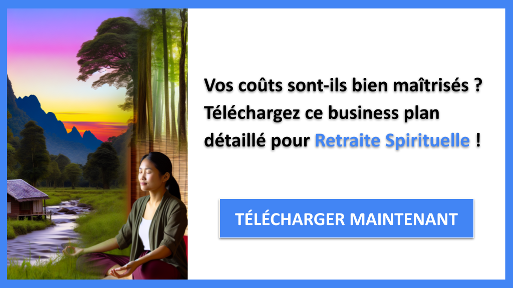 Exemple Business Plan pour Retraite Spirituelle - Coût Retraite spirituelle- CTA1