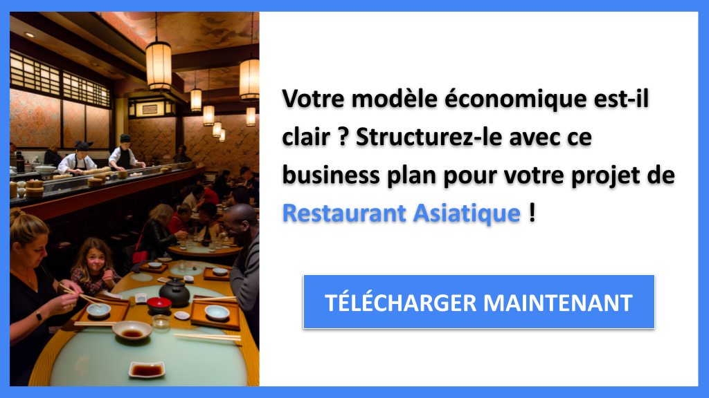 Exemple Business Plan pour Restaurant Asiatique - Restaurant Asiatique Business Model Canvas- CTA1