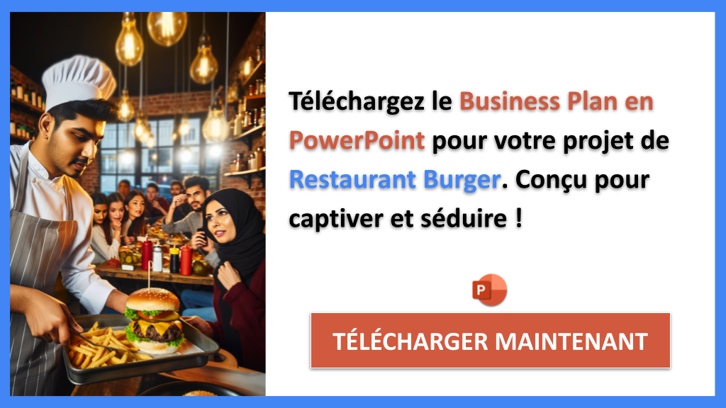 Exemple Business Plan pour Restaurant Burger - Restaurant Burger Business Model Canvas- CTA2