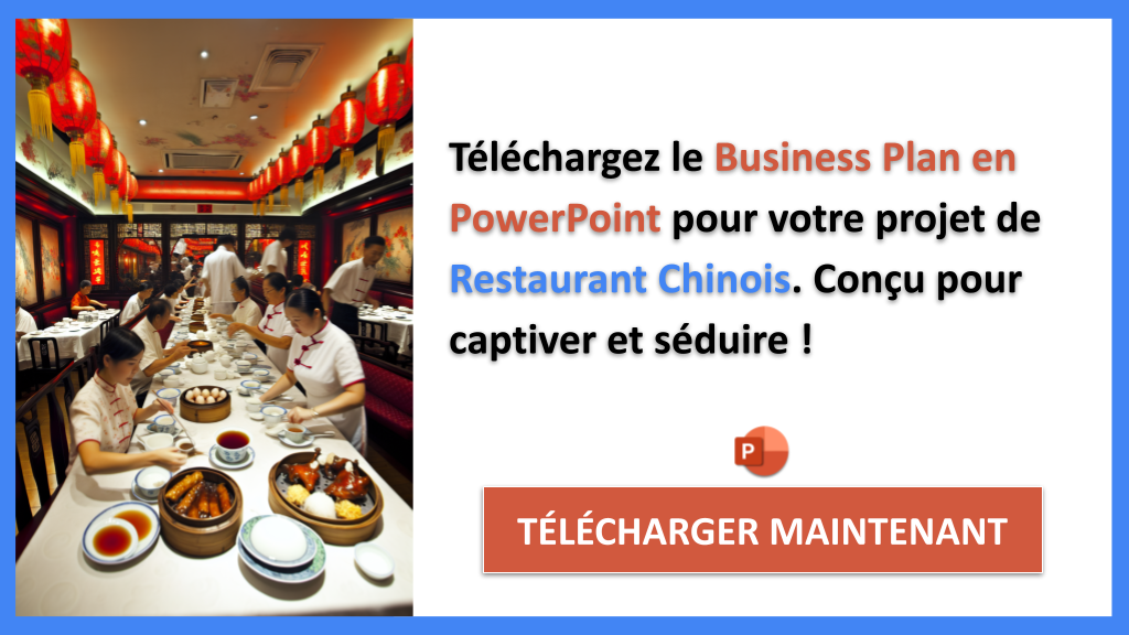 Exemple Business Plan pour Restaurant Chinois - Restaurant Chinois Business Model Canvas- CTA2