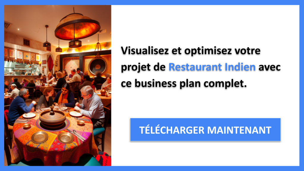 Exemple Business Plan pour Restaurant Indien - Restaurant Indien Business Model Canvas- CTA3